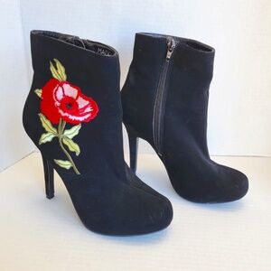 Madeline Stuart Embroidered Booties